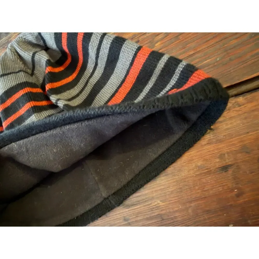 The NORTH FACE Fleece Lined Striped Beanie sz OS (Unisex)